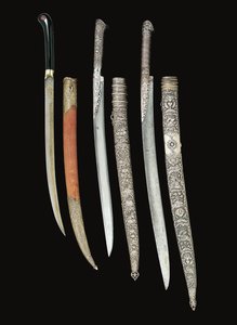 A group of small Ottoman swords, Turkey by Turkish School