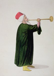 Official Trumpeter of the Janissary Military Band, Ottoman period, third quarter of 18th century