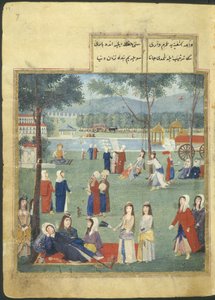 The Gardens of the Kagithane (The Sweet Waters of Europe), Women in a park