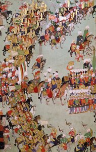 The Conquest of Eger, from the Egri Fetihnamesi by Turkish School