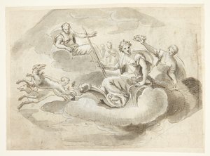 Allegory with Philomelus(?) by Ubekendt