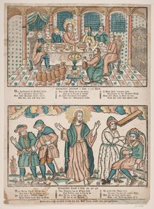 The Wedding at Cana and Christ by Ubekendt