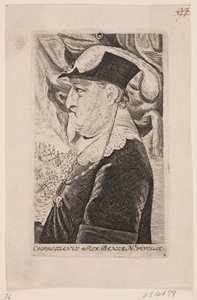 Christian IV as an Old Man. Profile