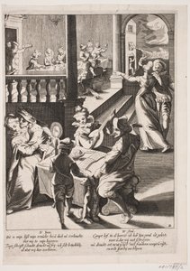 The Prodigal Son Feasting with Harlots