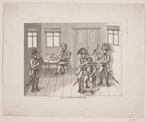 The Political Barber Shop by Ubekendt