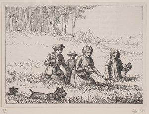 Illustration for "In the Meadow", Poem by Christian Richardt