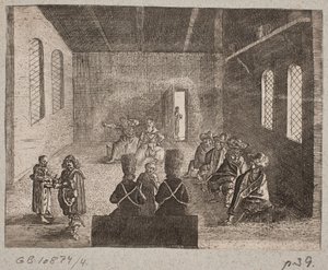Interior with Russians and a Company of Western Europeans