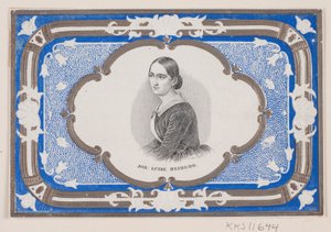 Johanne Luise Heiberg. Chocolate Wrapper by Ubekendt