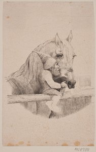 The Nisse in Tirup Feeding the White Mare