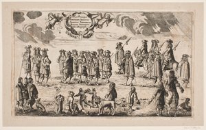 Procession for the Inauguration of Kiel University, Plate 12 by Ubekendt