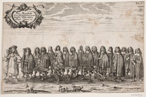 Procession on the Occasion of the Inauguration of Kiel University, Plate 6 by Ubekendt