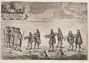 Procession on the Occasion of the Inauguration of Kiel University. Plate 9 by Ubekendt