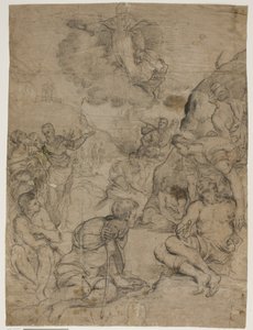 St Augustine Healing the Paralytics (after Tintoretto’s painting in the Museo Civico, Vicenza)