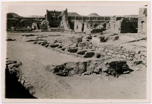Interior of Monastery of St Simeon, Room VI, Aswan, Egypt
