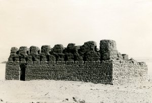 Ruins of Church near Nile River, Adendan, Egypt