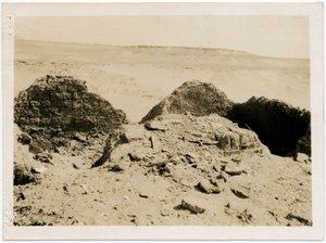Tombs in necropolis, Monastery of St Simeon, Aswan, Egypt