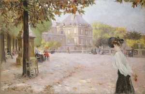The Luxembourg Gardens, Paris by Ulisse Caputo