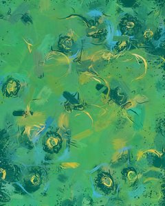 Abstract Garden Insects