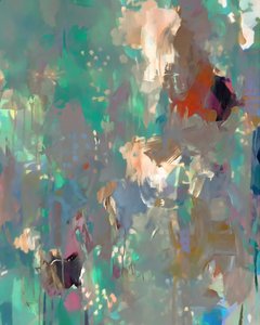 Fluid Floral Abstract