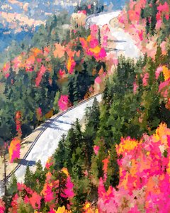 Vibrant Autumn Journey
