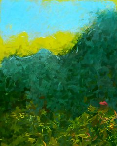 Vibrant Mountain Landscape