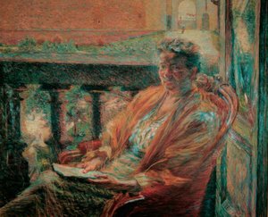 Portrait of Frau Meta Quarck by Umberto Boccioni