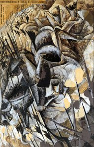 The Charge of the Lancers by Umberto Boccioni