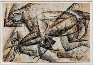 Studies for Dynamism of a Cyclist by Umberto Boccioni