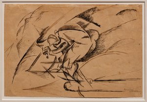 Studies for Dynamism of a Cyclist by Umberto Boccioni