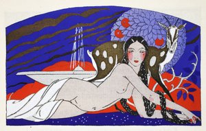 The girl with long braids