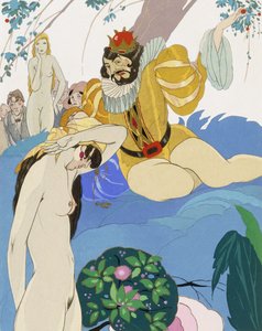 Nude Woman in Front of King Pausole