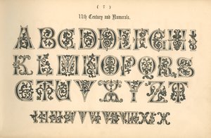 11th Century and Numerals by Unbekannt