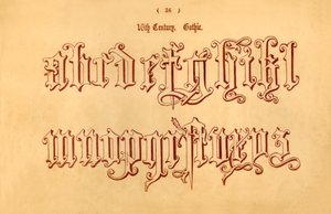 16th Century Gothic, 1862