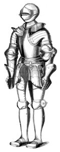 16th century armour, 1849 by Unbekannt