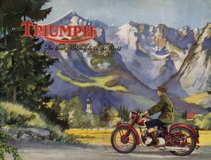 1948 Triumph 5T Speed Twin Brochure by Unbekannt