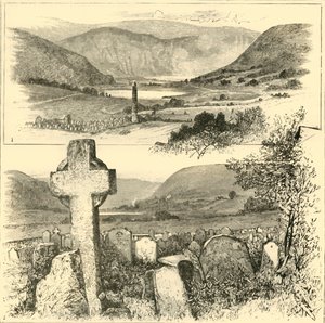 The Valley of Glendalough. In Glendalough.