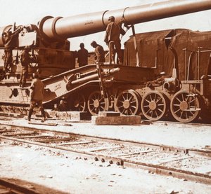 370 Railway Gun Named Louise, Mailly, Northern France by Unbekannt