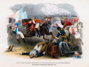 5th Regiment of Dragoon Guards, The Battle of Salamanca, 22nd July 1812 by Unbekannt
