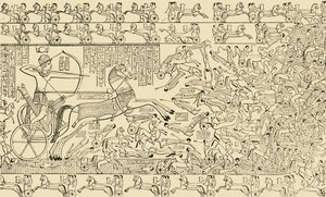 A Battle-Scene from the Rameseum at Thebes by Unbekannt