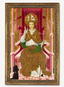 A Bishop Saint with a Donor Saint Louis of Toulouse, Early 1400s by Unbekannt