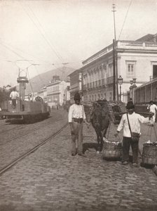 A Botafogo Street Scene, Rio by Unbekannt