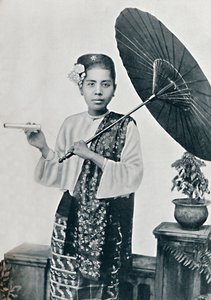 A Burmese lady by Unbekannt