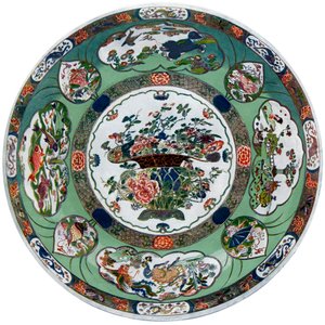 A Chinese Porcelain Dish of the Kang-he Period by Unbekannt