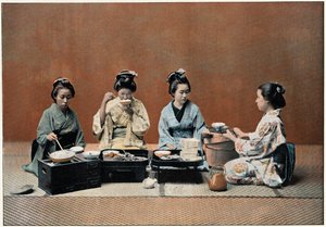 A Dining Room, c1890 by Unbekannt