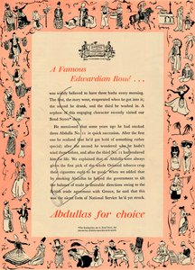 A Famous Edwardian Roue Abdullas for Choice by Unbekannt