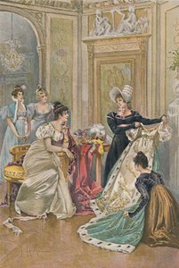 A Favorite Occupation of Josephine by Unbekannt