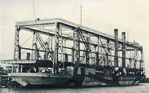 A Floating Railway, 1922 by Unbekannt