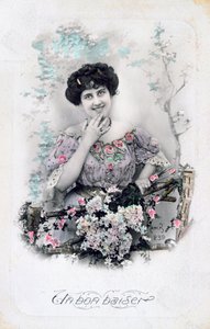 A Good Kiss, French Postcard