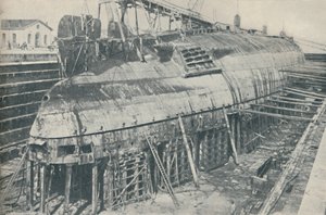 A Great Feat Partly Accomplished. The Leonardo da Vinci Resting in Dry Dock by Unbekannt