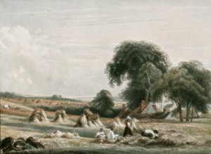 A Harvest Scene by Unbekannt